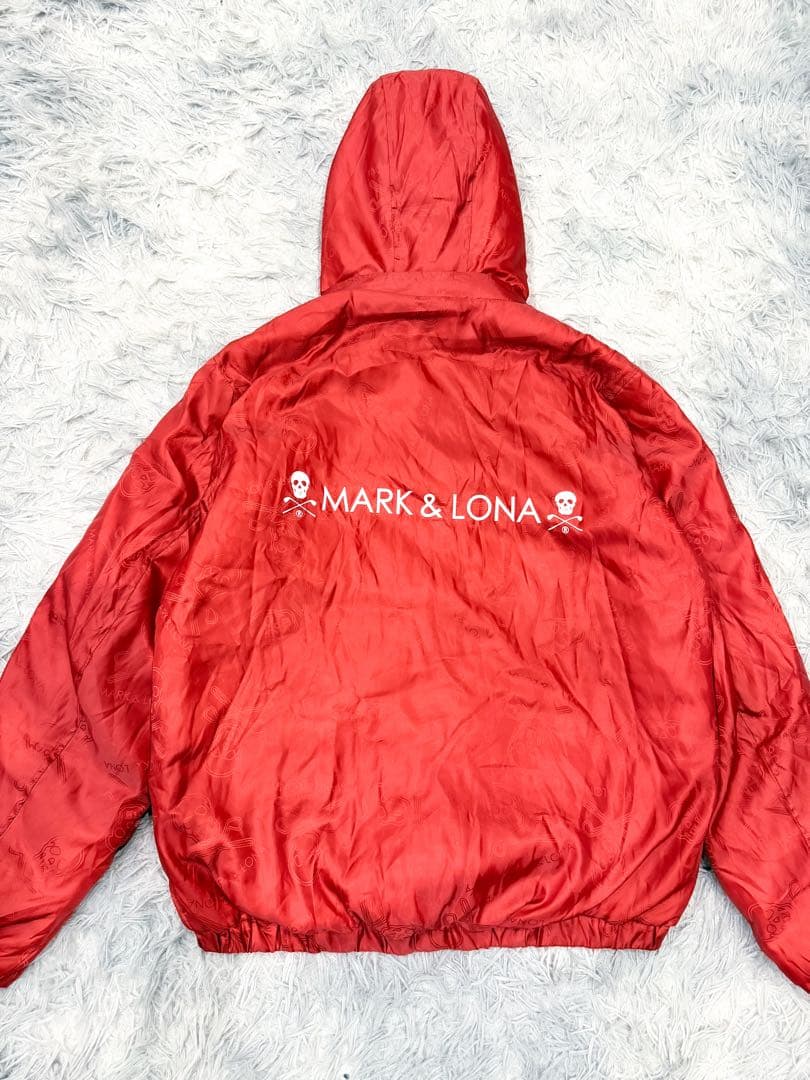 まつたけ MARK&LONA マークアンドロナ 中綿ジャケット スカルロゴ