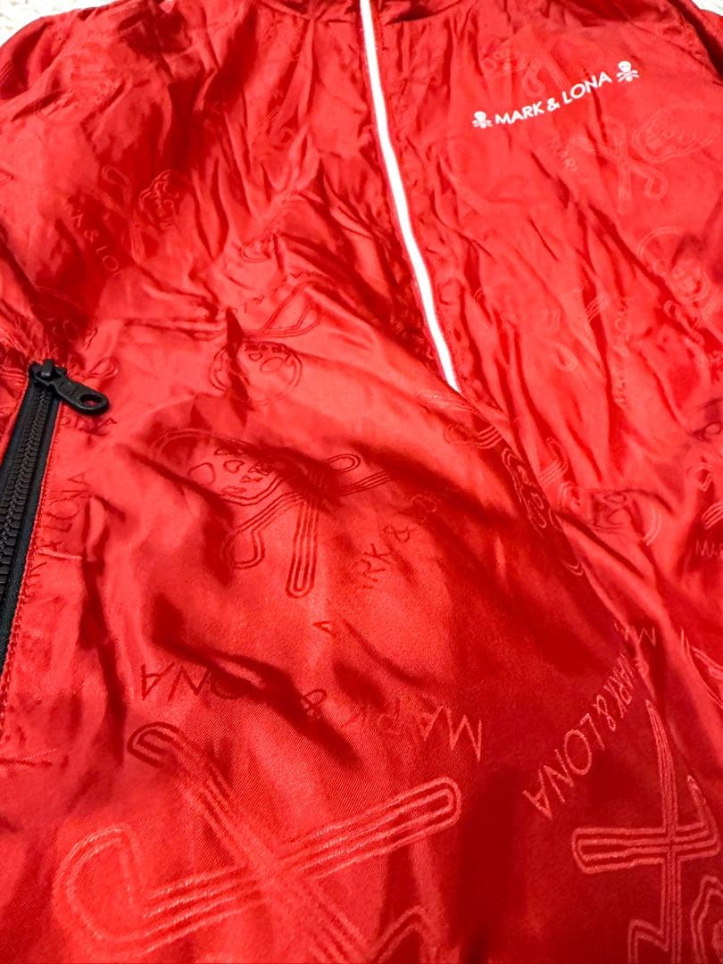 まつたけ MARK&LONA マークアンドロナ 中綿ジャケット スカルロゴ