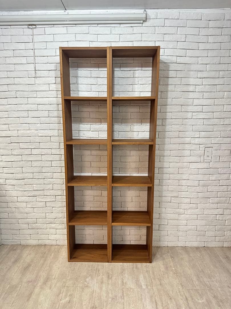 【東京都内23区配送無料】　無印　定価5万　スタッキング　シェルフ　2個セット