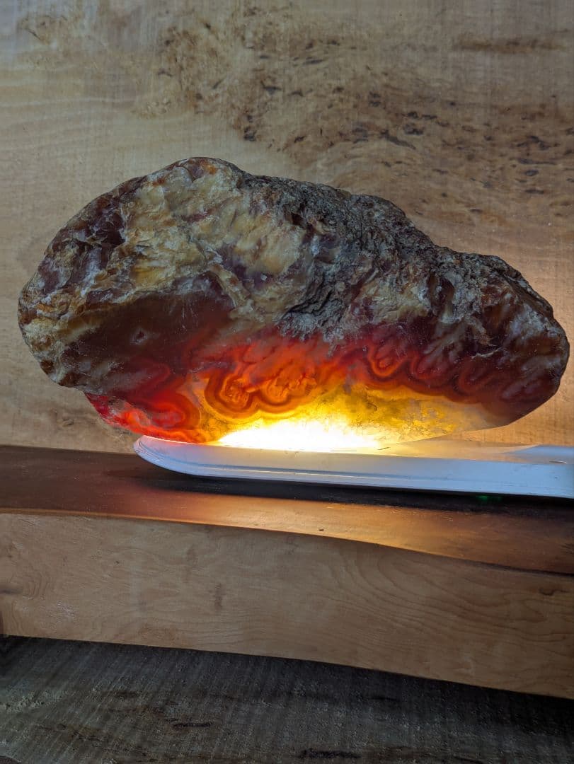 国産鉱物　花石瑪瑙　No.4　ビックサイズ！