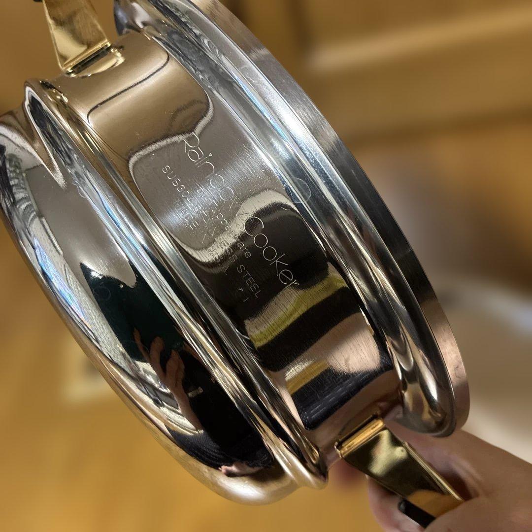 （490）タッパウェアレインボークッカー&スチーマー　美品　内径19センチ