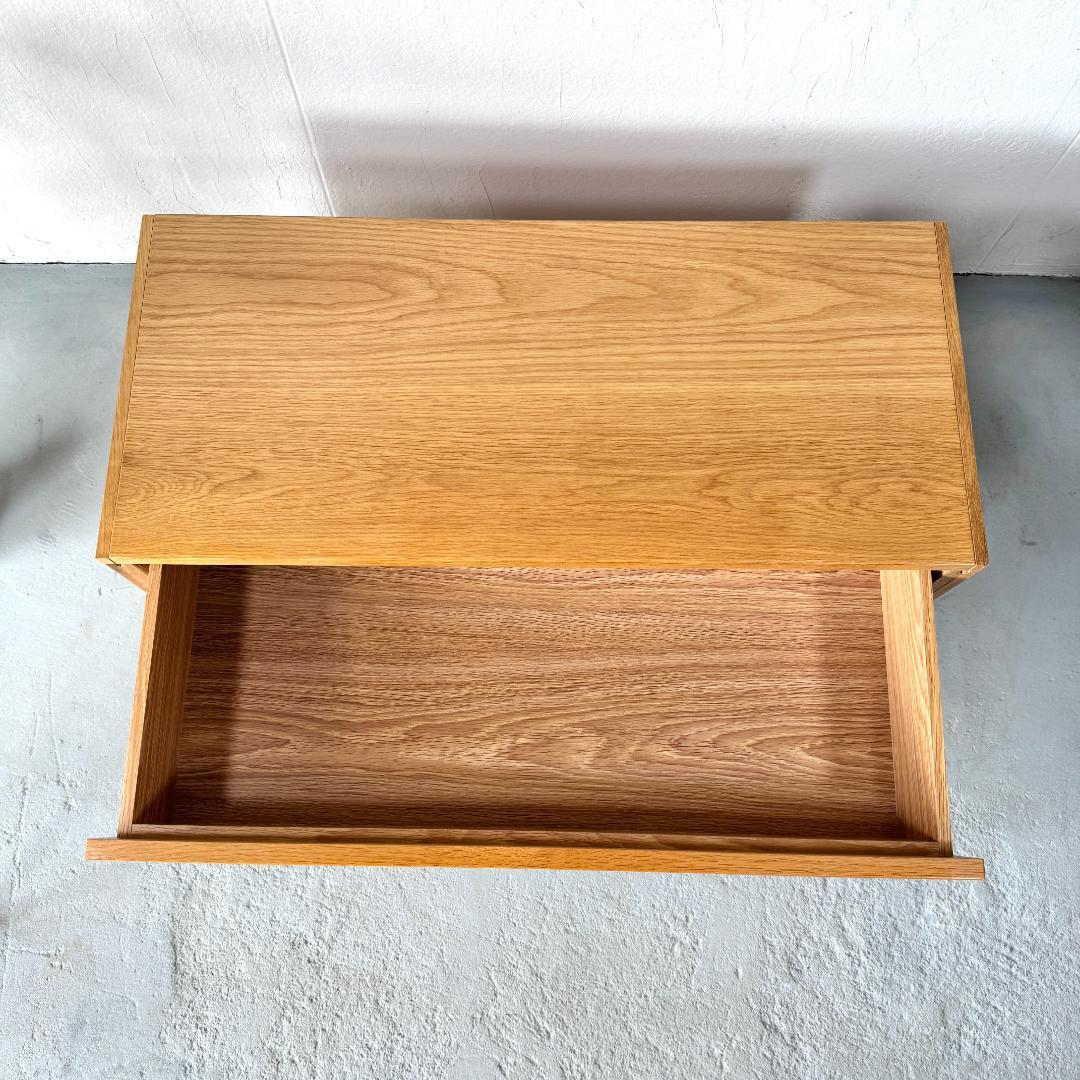 無印良品　ユニットシェルフ用　ボックス・引出し・2段・オーク材