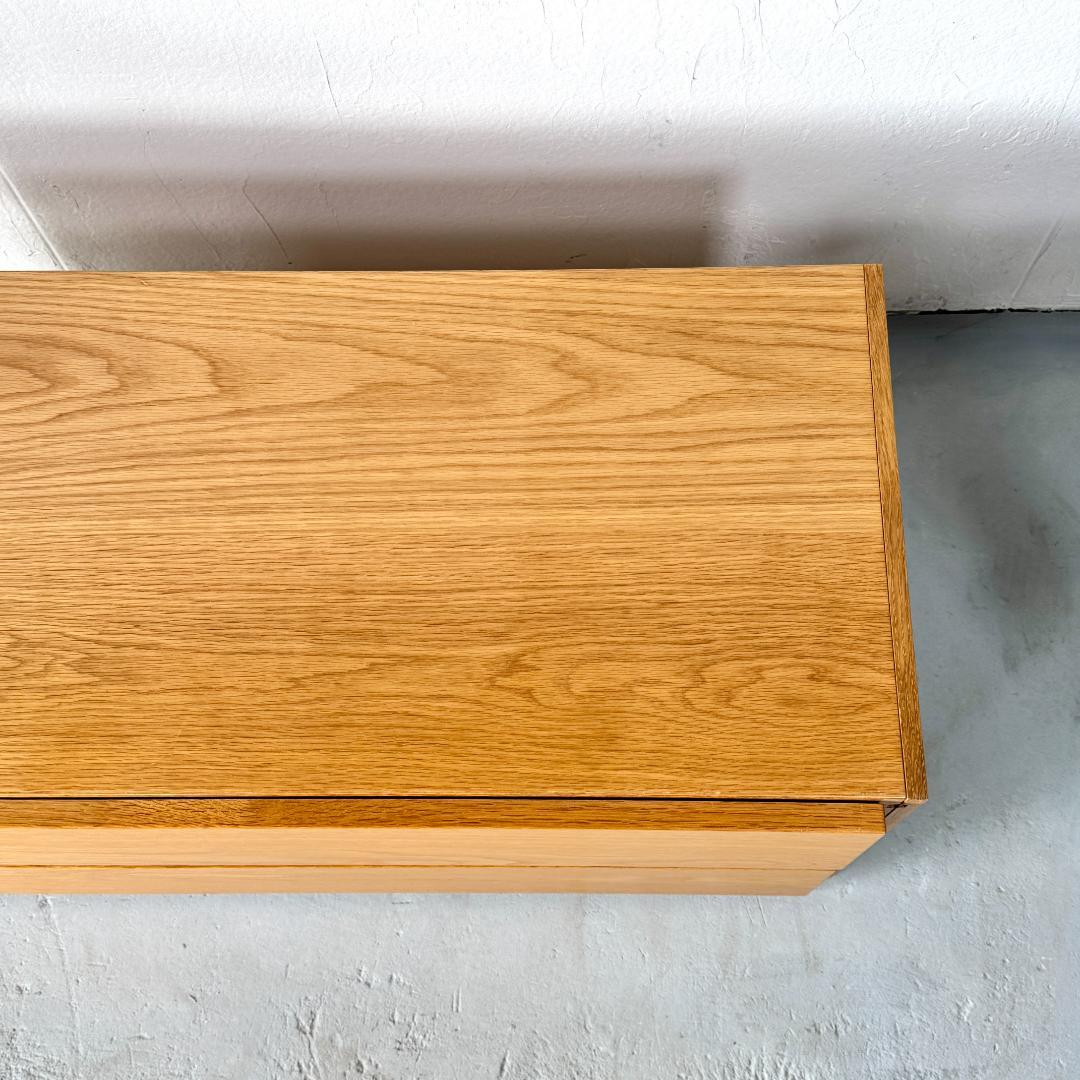 無印良品　ユニットシェルフ用　ボックス・引出し・2段・オーク材