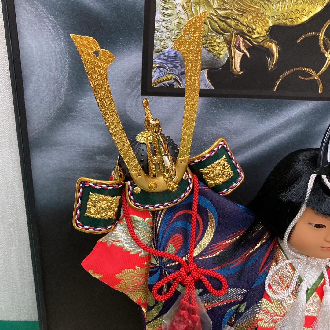 KS8 　美品！ 5月ケース人形　五月人形　5月飾りケース　ケース巾45㎝位