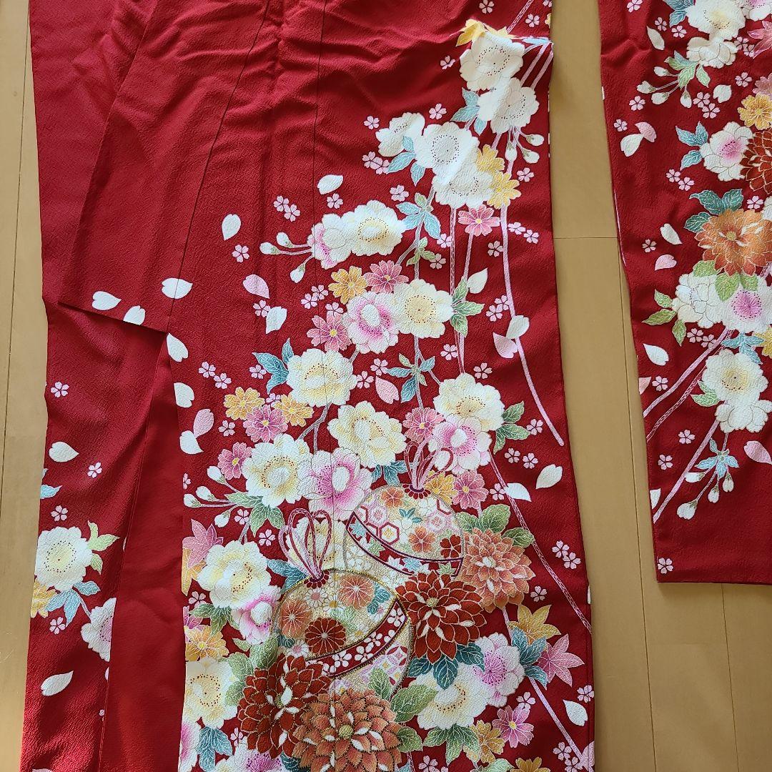 【159cm着画あります】丸昌★赤振袖セット