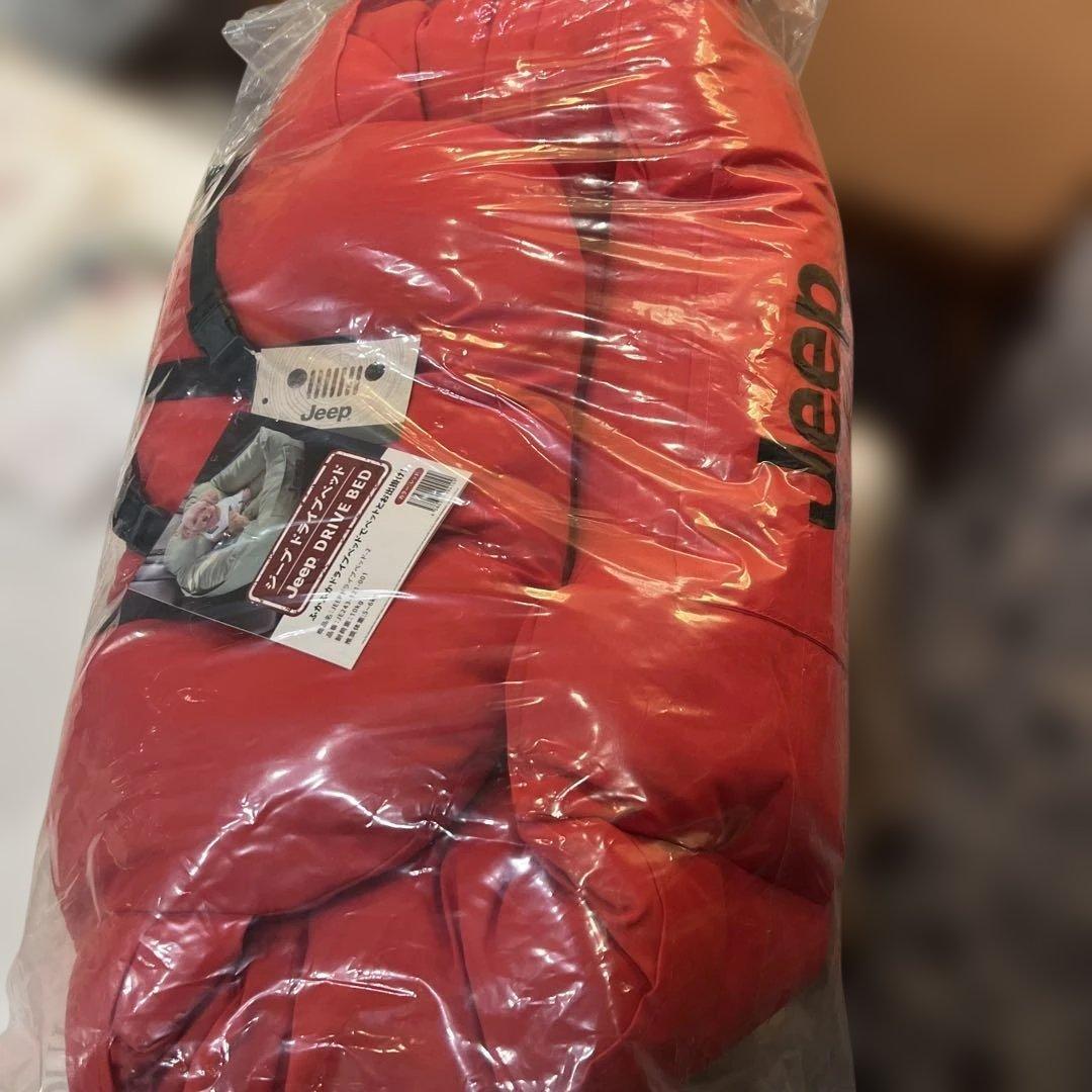 Jeepドライブベッド ペット用品 お出掛けレッド