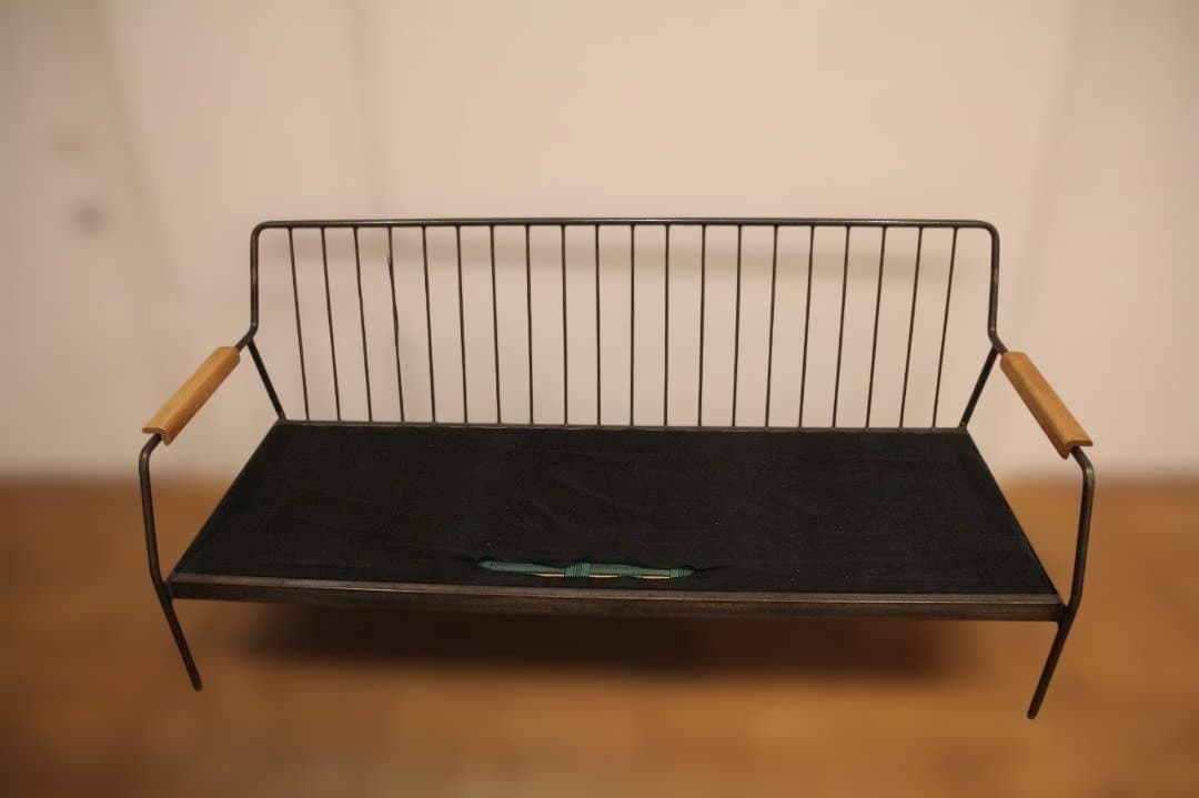 【茨城／直接引き取り大幅値引きあり！】UNICO／アイアン／ソファ