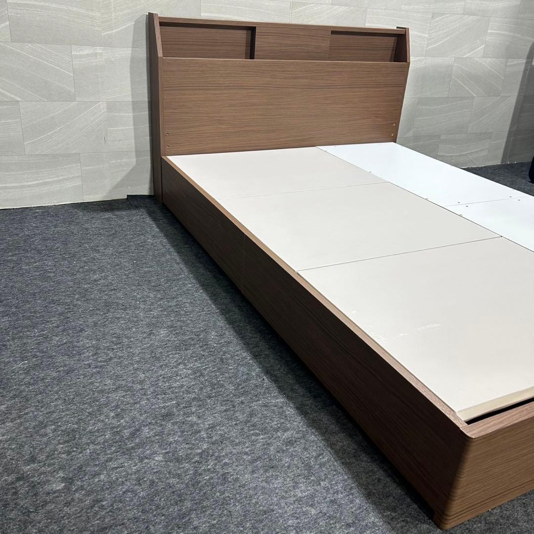 ニトリ ベッドフレーム ダブル アザン3浅型 シンプル 家具d3345