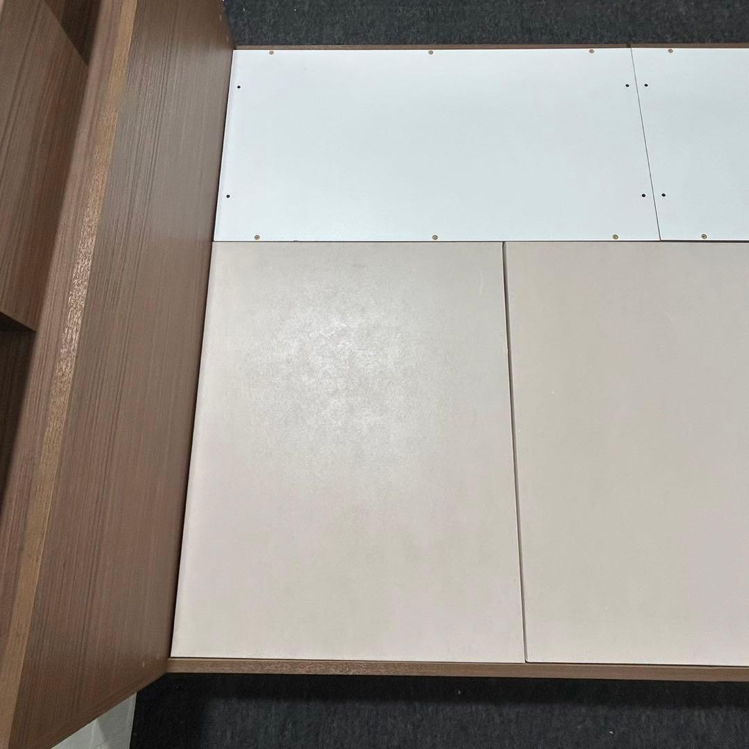 ニトリ ベッドフレーム ダブル アザン3浅型 シンプル 家具d3345