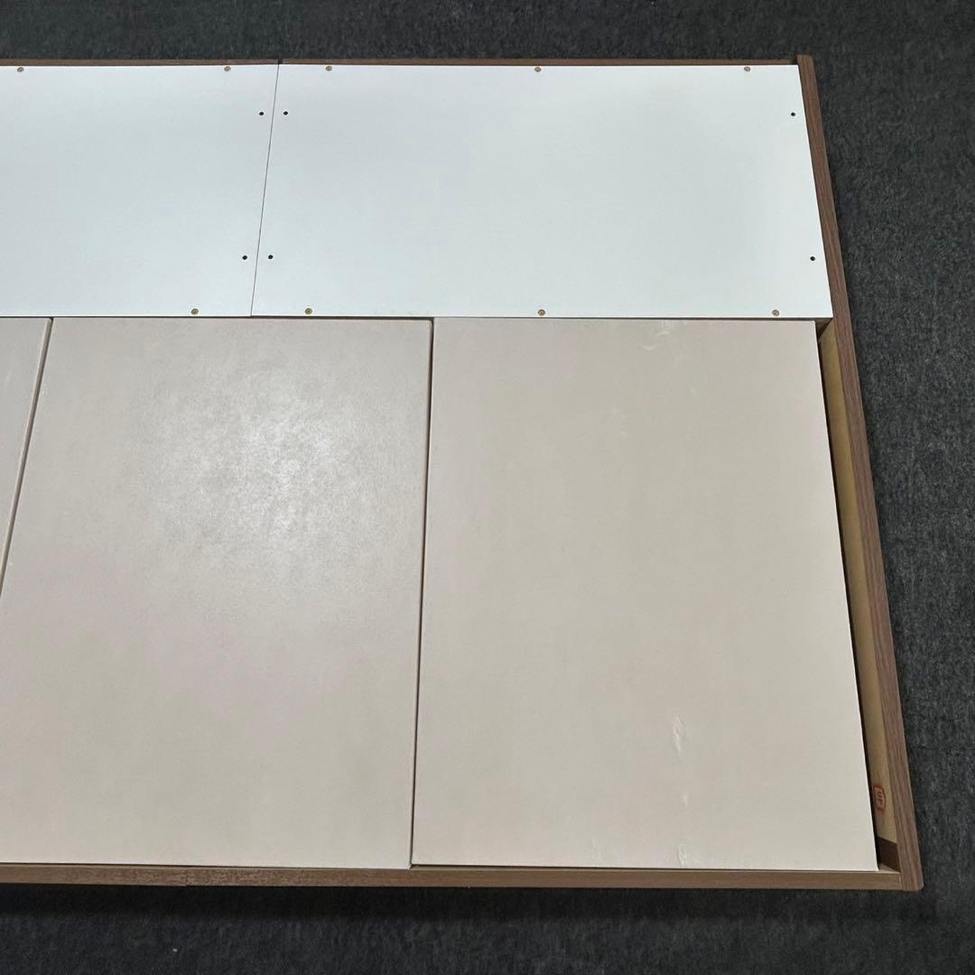 ニトリ ベッドフレーム ダブル アザン3浅型 シンプル 家具d3345