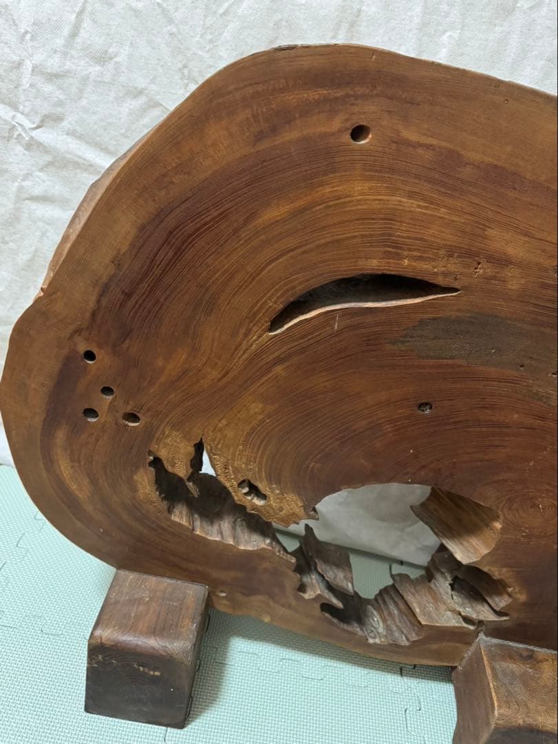 衝立 オブジェ 置物 一枚板 天然木 インテリア 無垢古民家 パーテーション