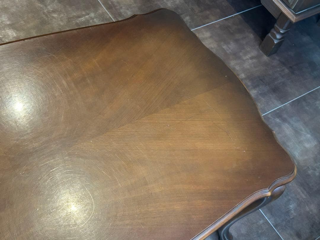 カリモク domani 猫脚　クラシック　ローテーブル　センターテーブル SG