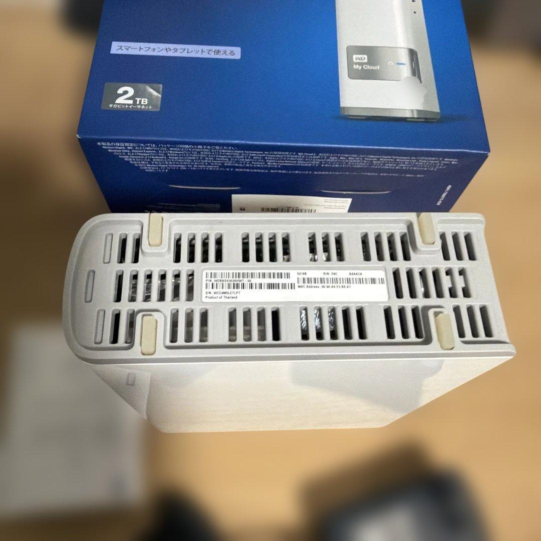 WD NAS 2TB WD Cloud ネットワーク外付けハードディスク USB