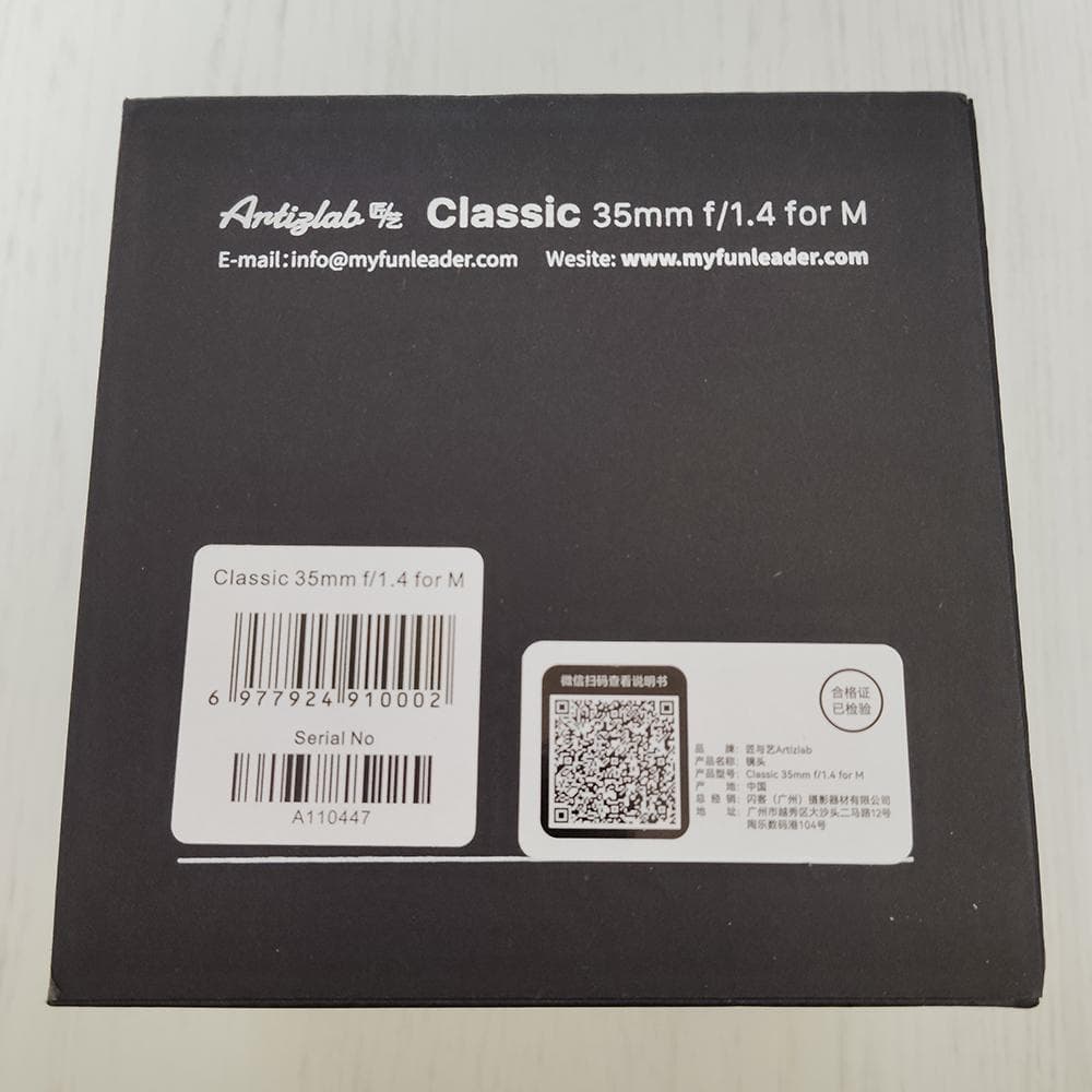 未使用 Artizlab Classic 35mm f1.4 ライカ Mマウント