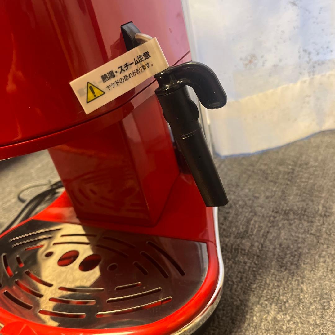 直営店購入　デロンギ　アイコナ　エスプレッソ　カプチーノメーカー　赤