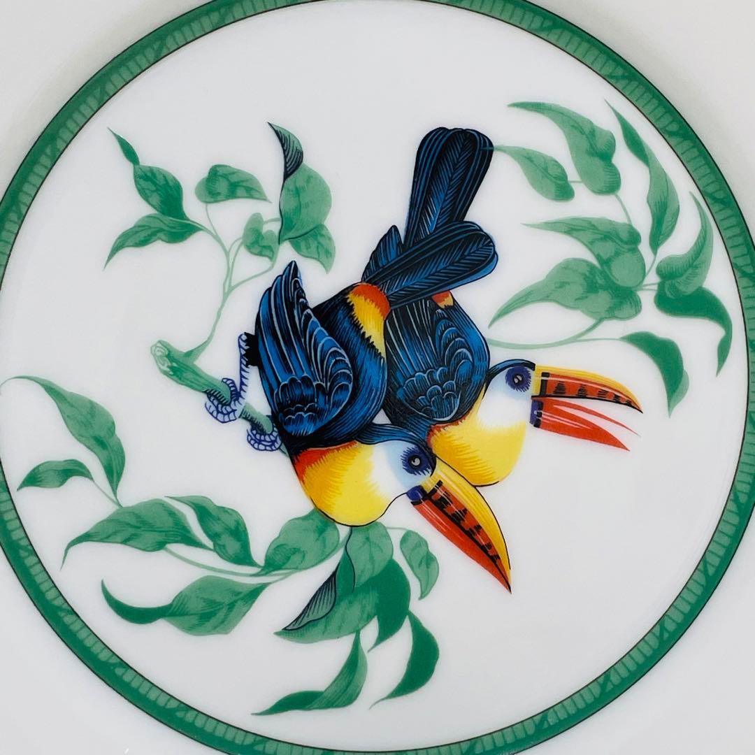 HERMES エルメス Toucans トゥカン 皿 プレート 直径19cm