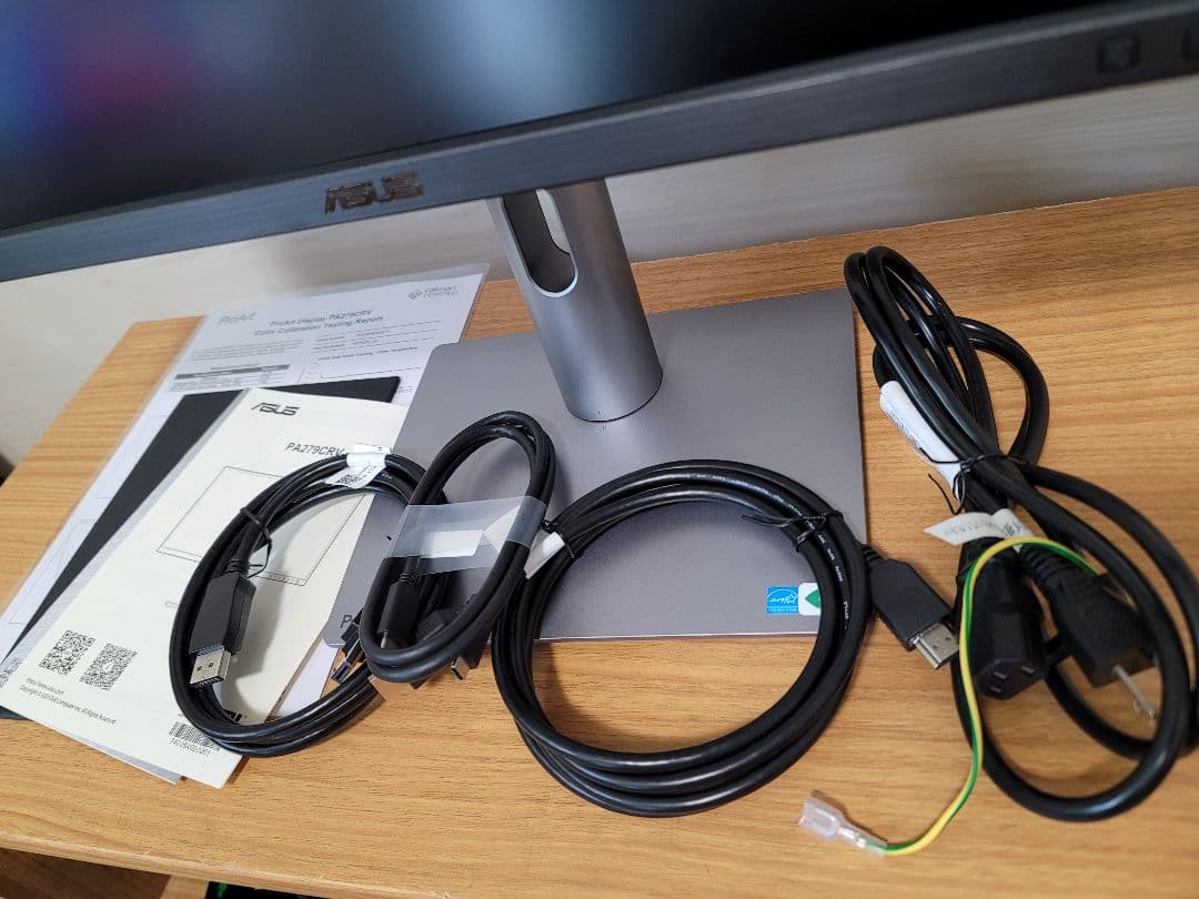 美品　ASUS 4K モニター ProArt PA279CRV　27インチ