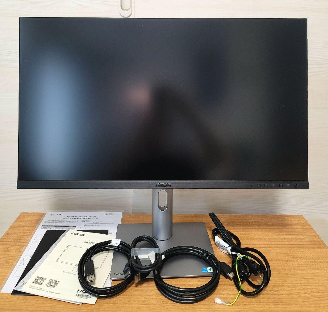 美品　ASUS 4K モニター ProArt PA279CRV　27インチ