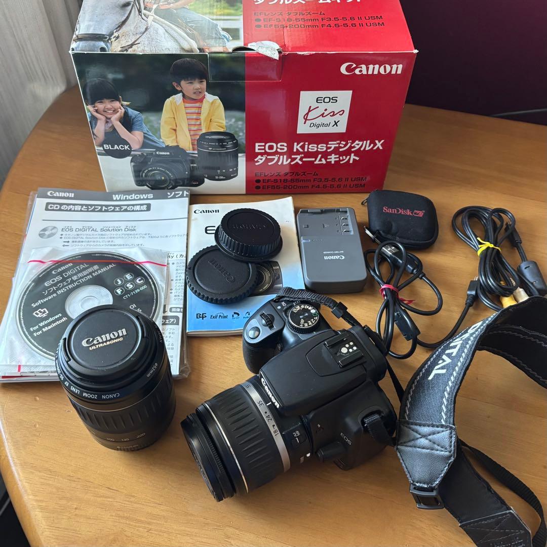 Canon EOS Kiss Digital X 本体 + レンズセット