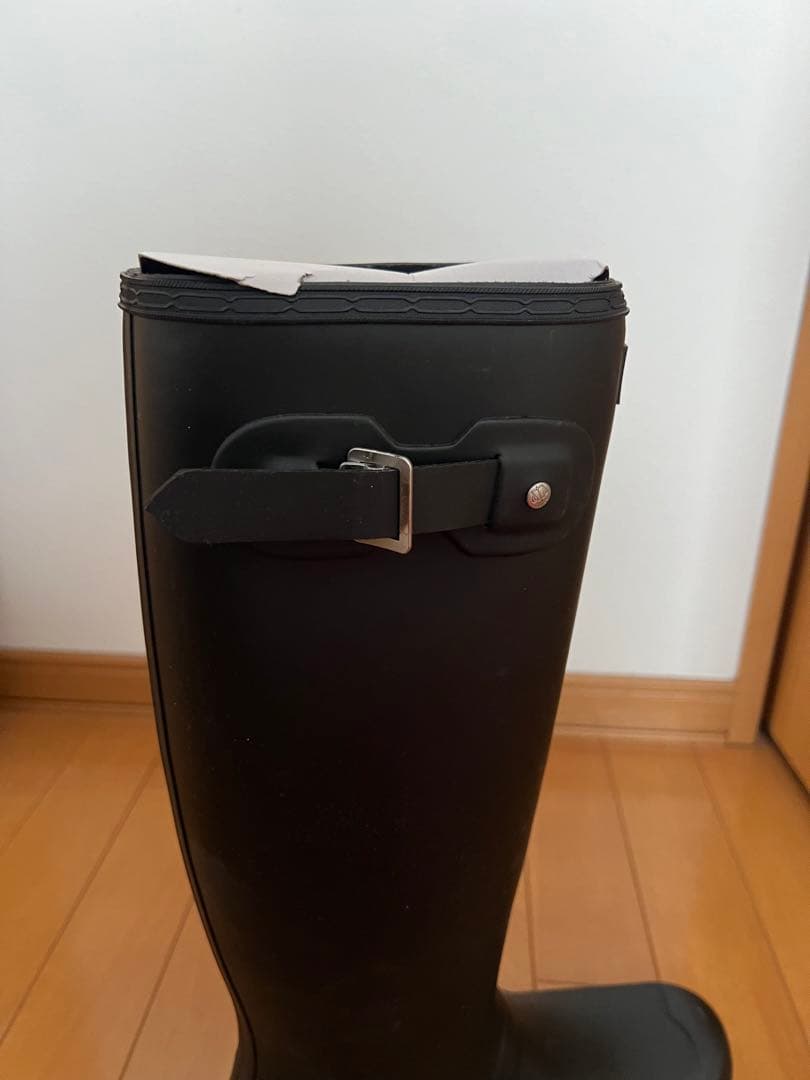 美品【25.0】 HUNTER ハンター ブラック 長靴・レインブーツ