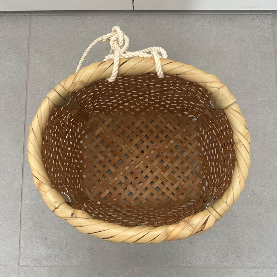 竹籠　腰籠　収穫籠