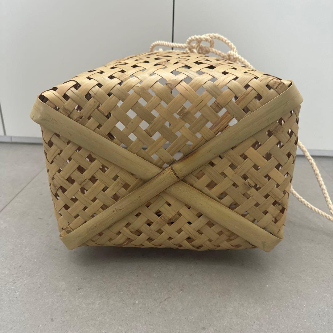 竹籠　腰籠　収穫籠