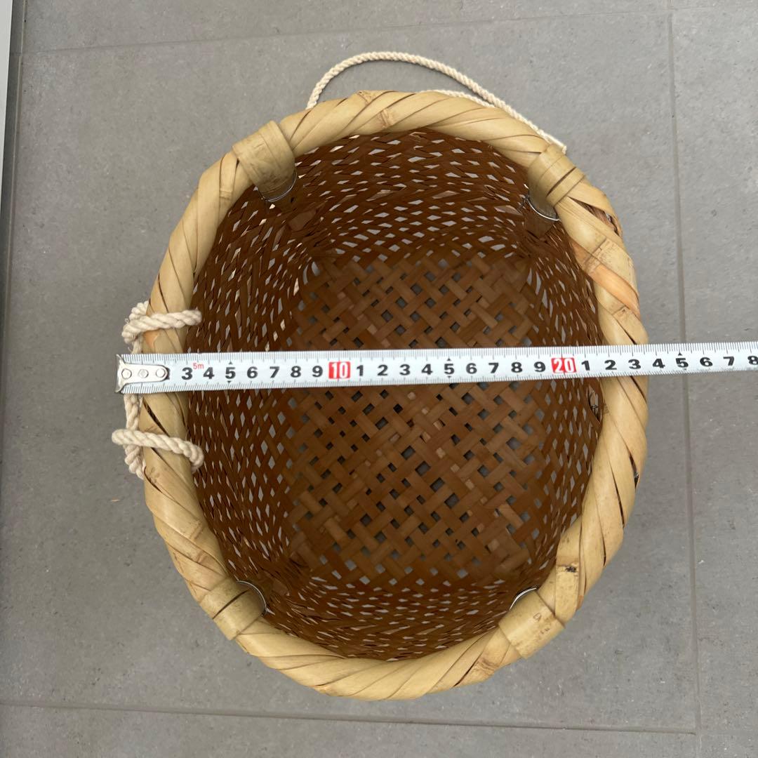 竹籠　腰籠　収穫籠
