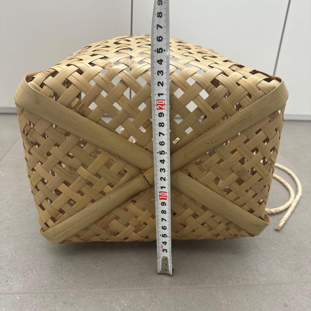 竹籠　腰籠　収穫籠