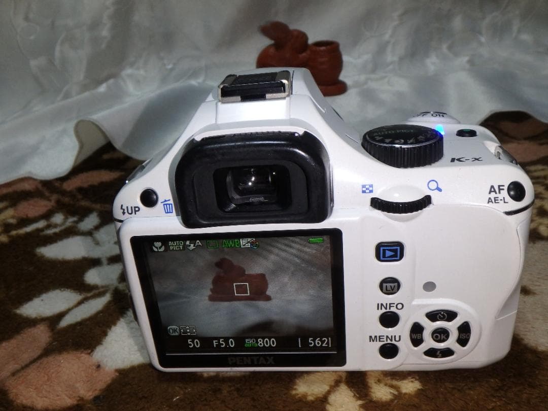 動作品 PENTAX K-X デジタル一眼 18-55mmレンズ付き 乾電池駆動