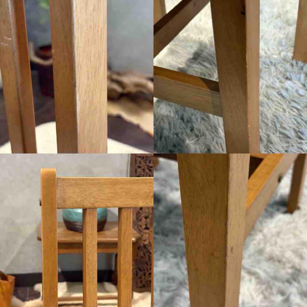 山善　YAMAZEN ダイニングチェア　リビングチェア　ビンテージ　4脚　YK