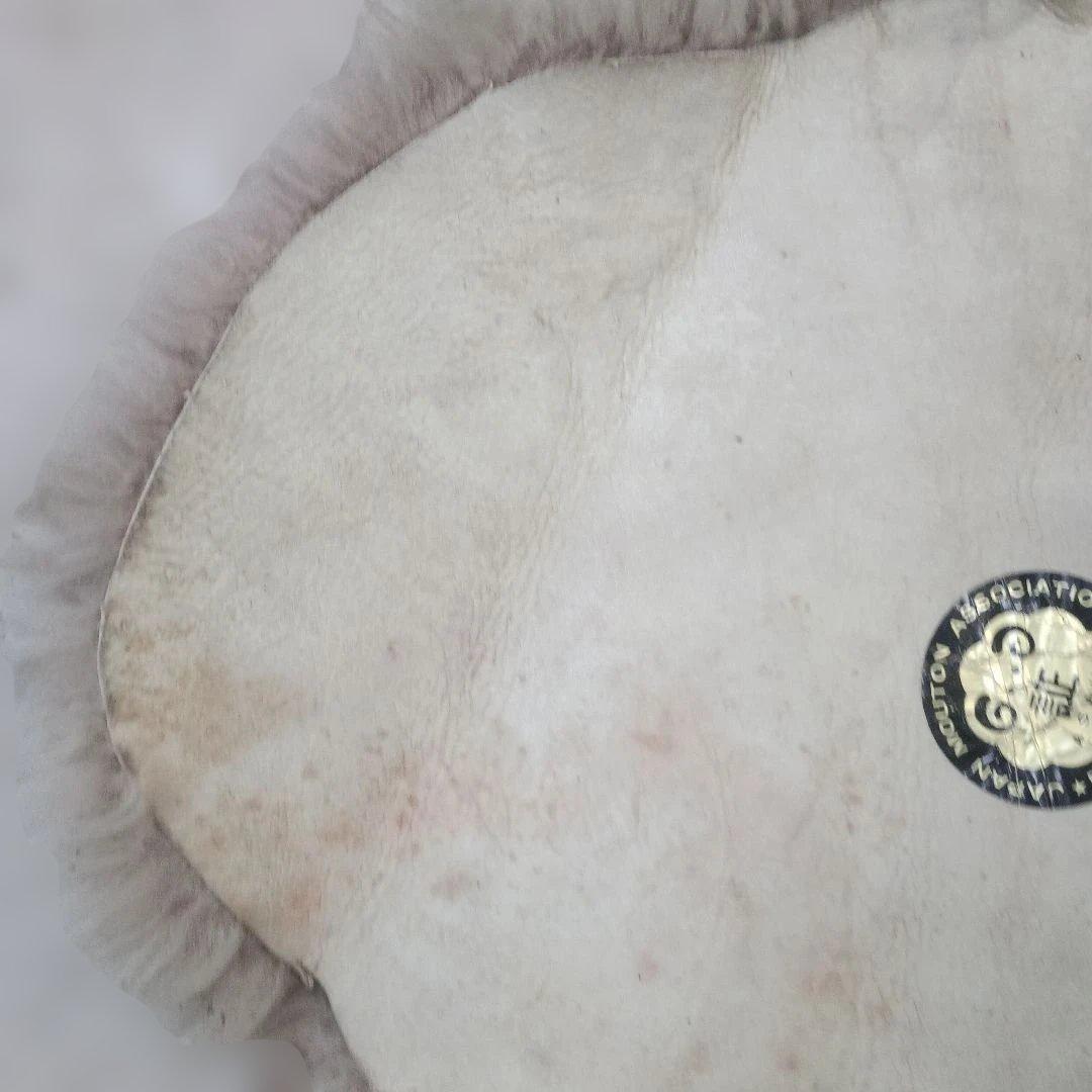 6030　ムートンラグ　敷物　１２８×５８ｃｍ　日本ムートン協会のシールあり