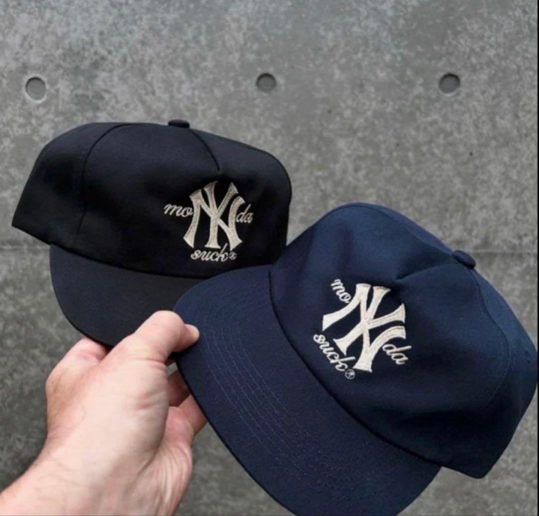 【新品正規品】 Mondaysuck NYC Hat ネイビー 正規店購入