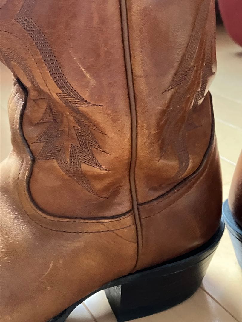 N*o様 Tony Lama ブラウンウエスタンブーツ　25cmくらい