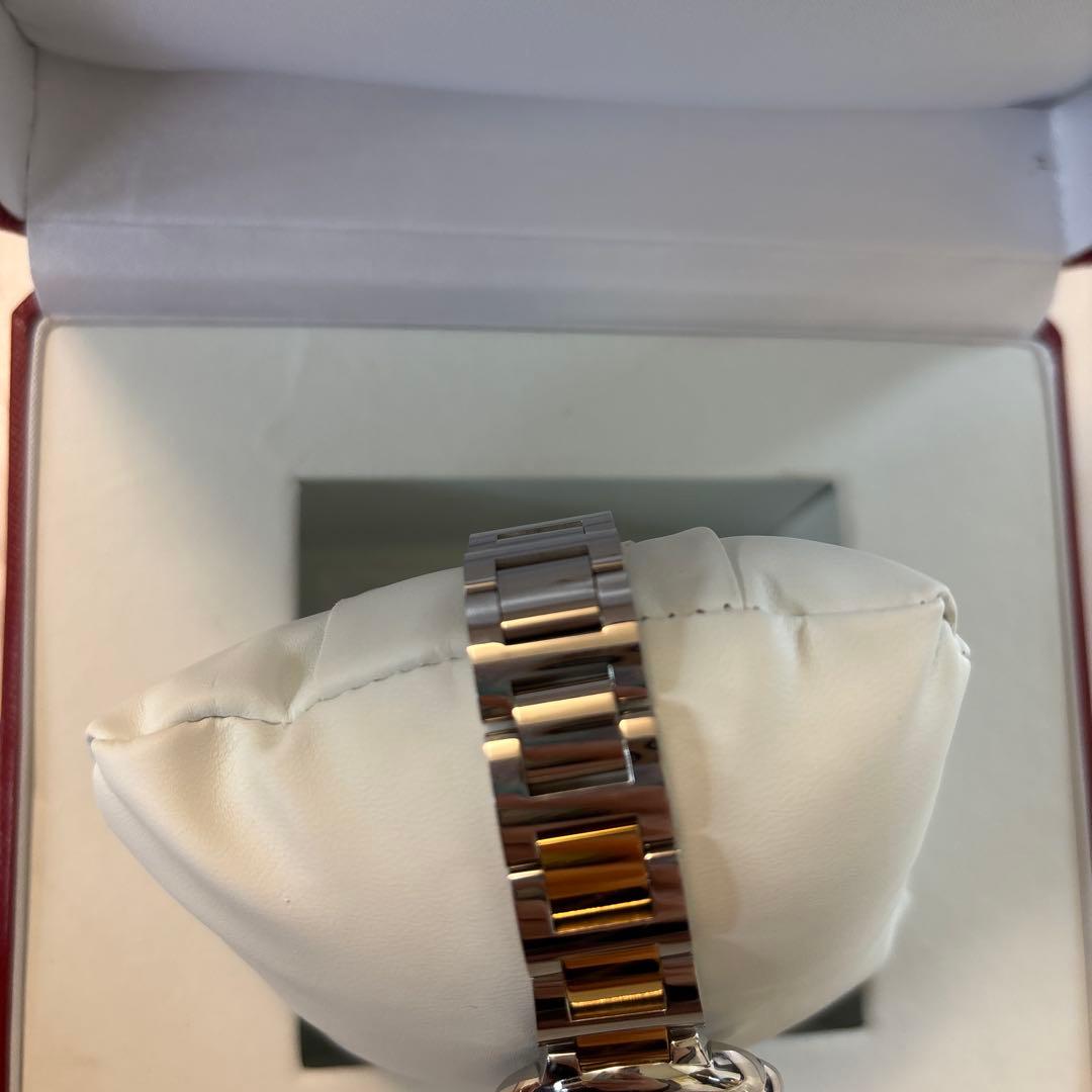 skm　カルティエ　バロンブルー　28ミリ　コンビ　美品