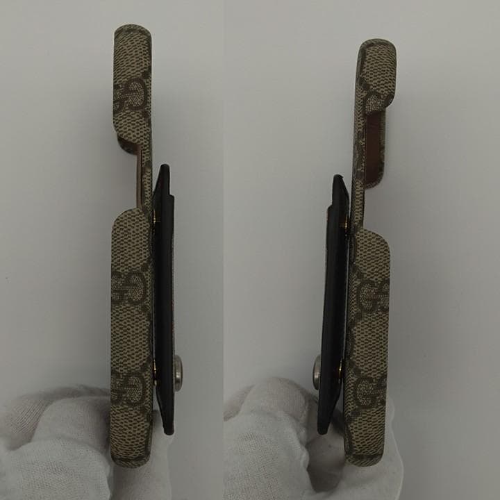 未使用級 GUCCI iPhone13 オフィディア GG カード入れ付