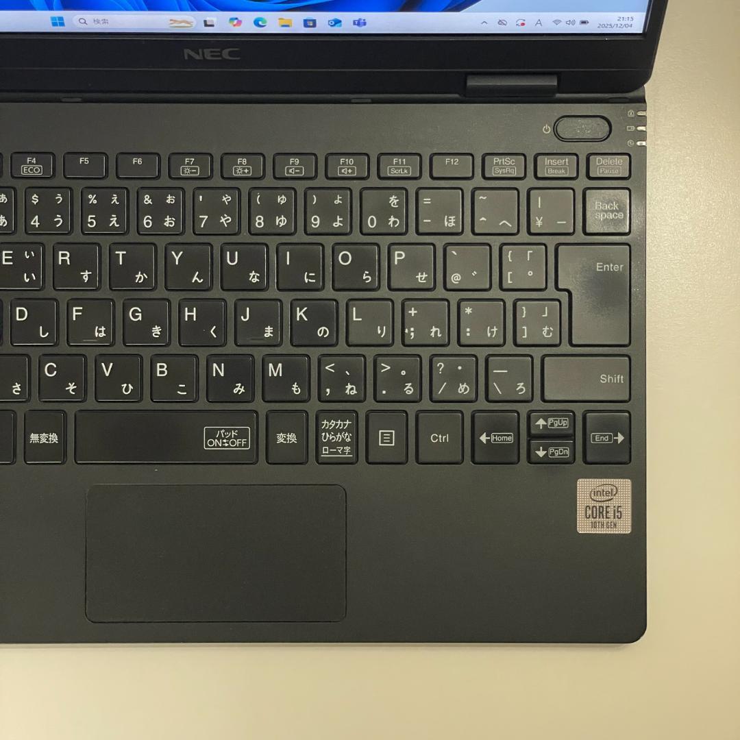 第10世代i5 NEC Versa Pro 軽量 ノートPC SSD win11