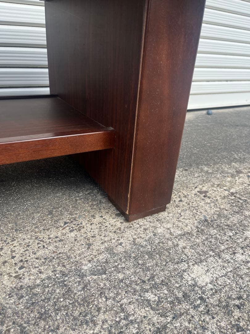 レトロ オールドカリモク センターテーブル 大理石調 カリモク レトロ家具