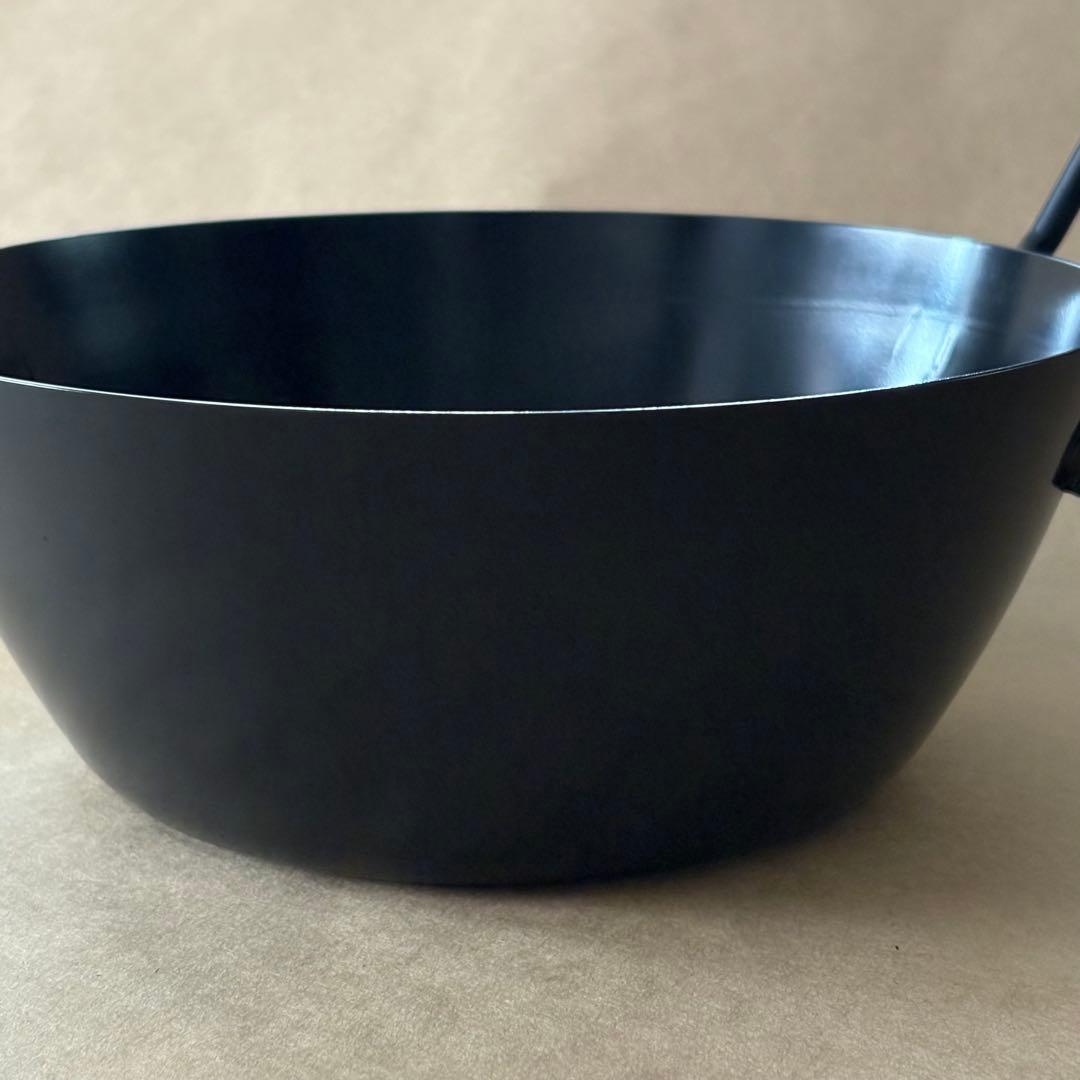 ラバーゼ　揚げ鍋22センチ　3点セット 揚げかご　油跳ね防止ネット付き