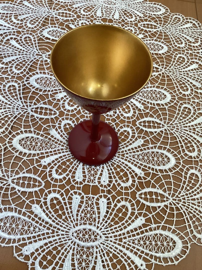 蒔絵　大阪尚美堂造り　酒盃　六客