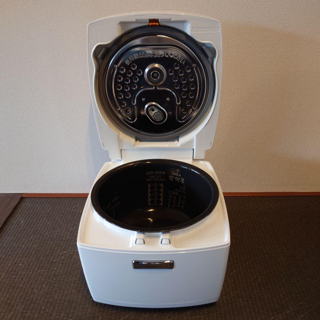 三菱電機 IHジャー炊飯器 5.5合炊き 炭炊釜 NJ-VEB10-W