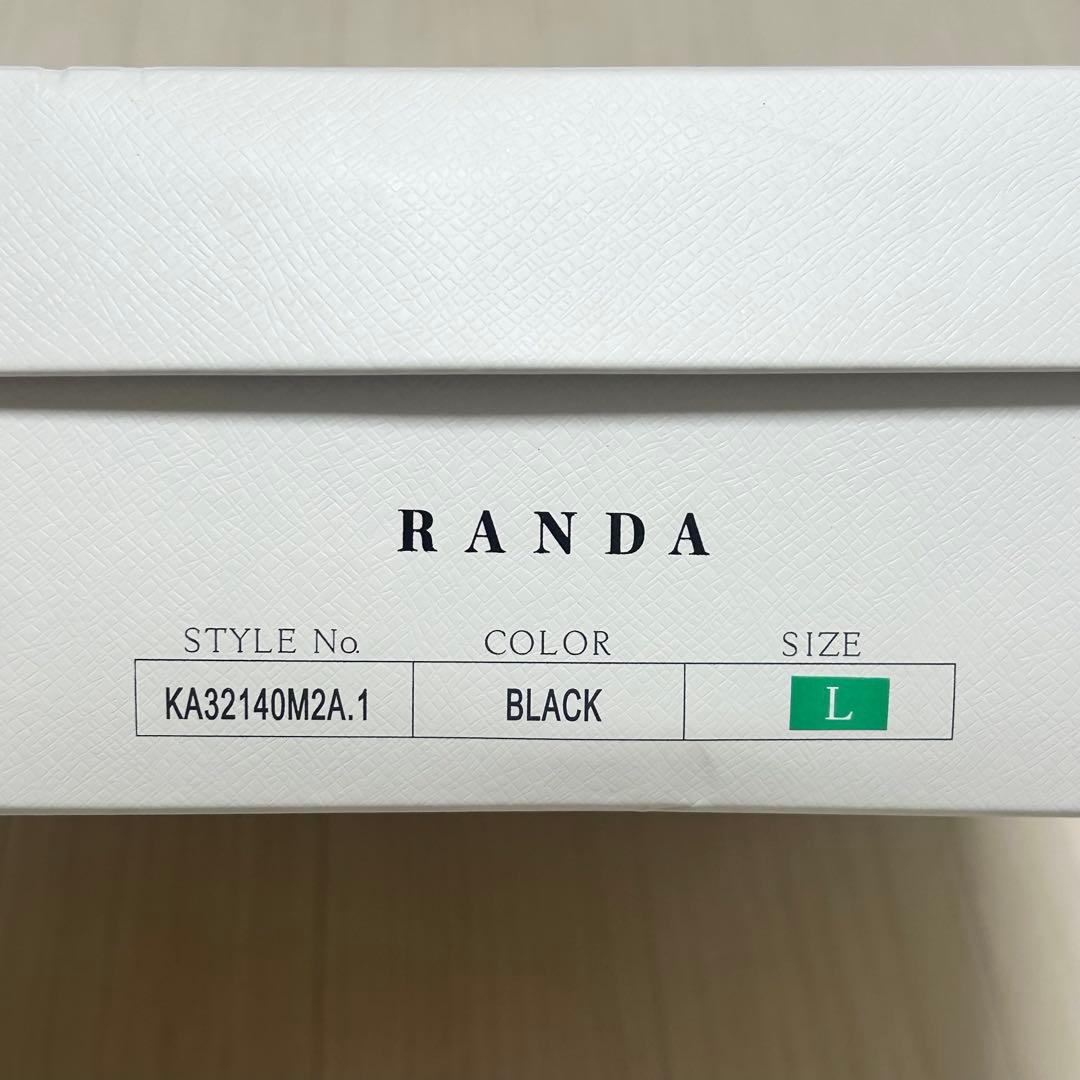 RANDA ランダ ロングブーツ 黒