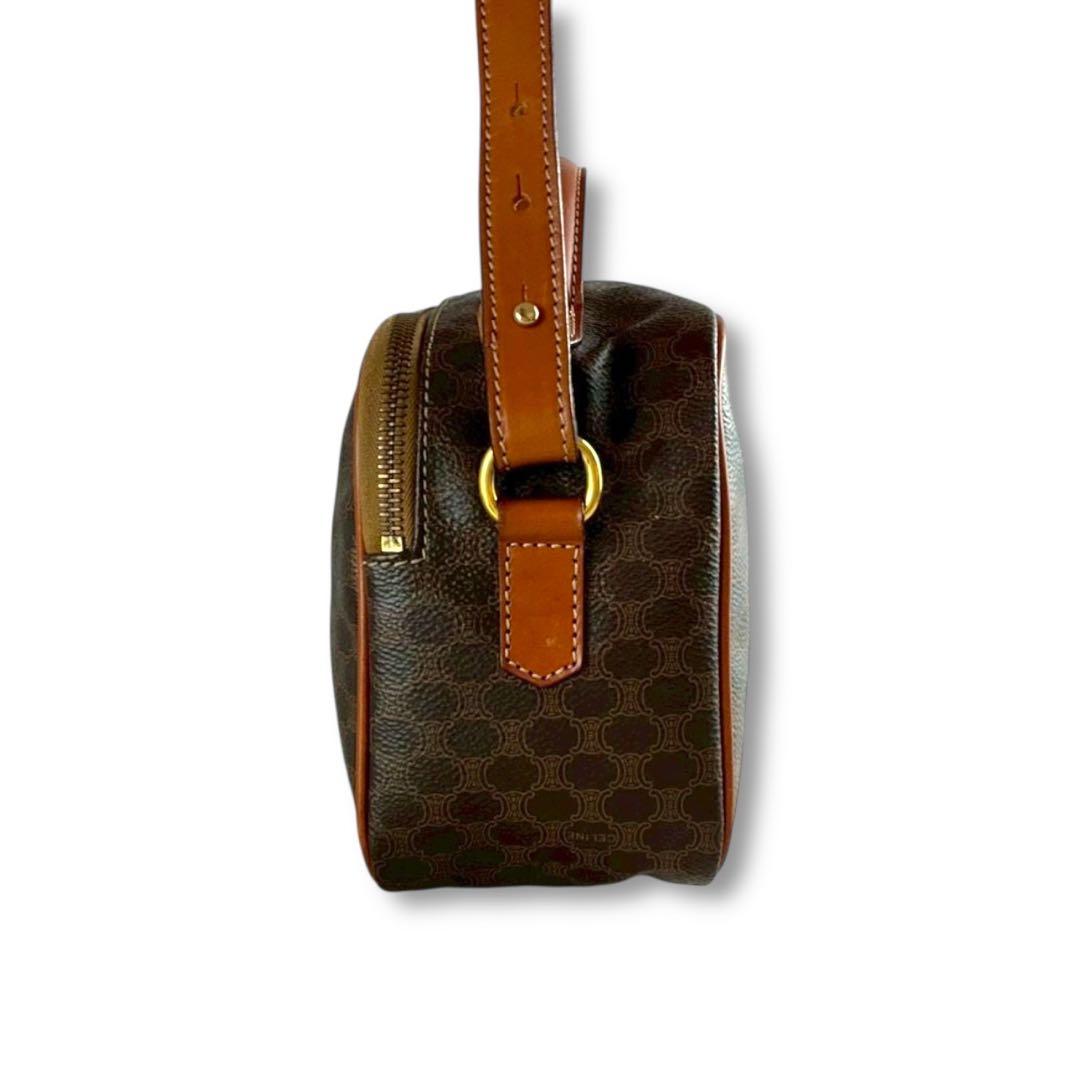 希少★セリーヌ マカダム 2way ショルダーバッグ ハンドバッグ トリオンフ