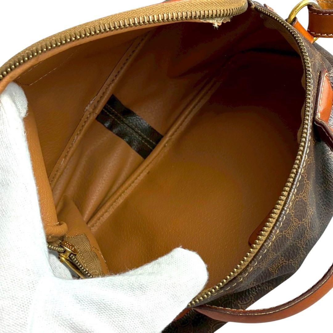 希少★セリーヌ マカダム 2way ショルダーバッグ ハンドバッグ トリオンフ