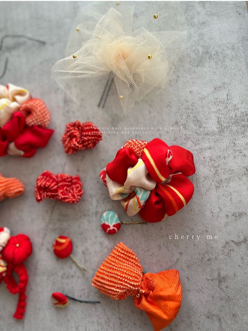 【*i様 七五三　七五三髪飾り　ヘッドドレス　着物髪飾り　リメイク髪飾り　037