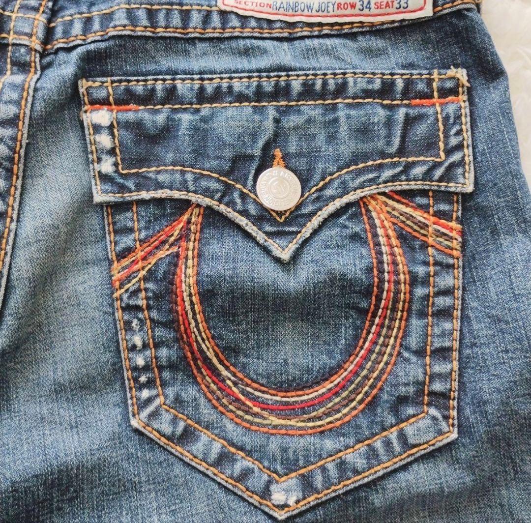 TRUE RELIGION RAINBOW JOEY フレアデニム