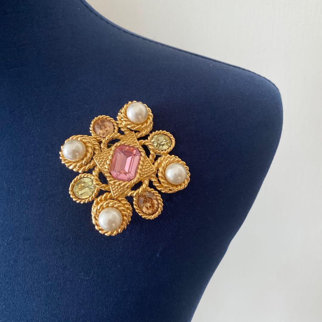 大ぶり　CINER　ヴィンテージ　ブローチ