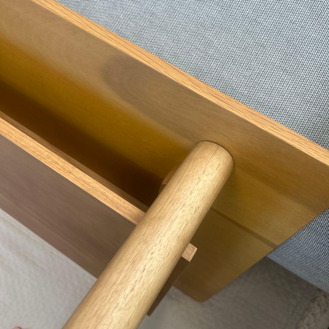 無印良品 木製ローテーブル オーク材 机 テーブル 天然木