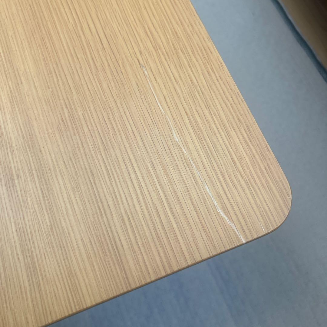 無印良品 木製ローテーブル オーク材 机 テーブル 天然木