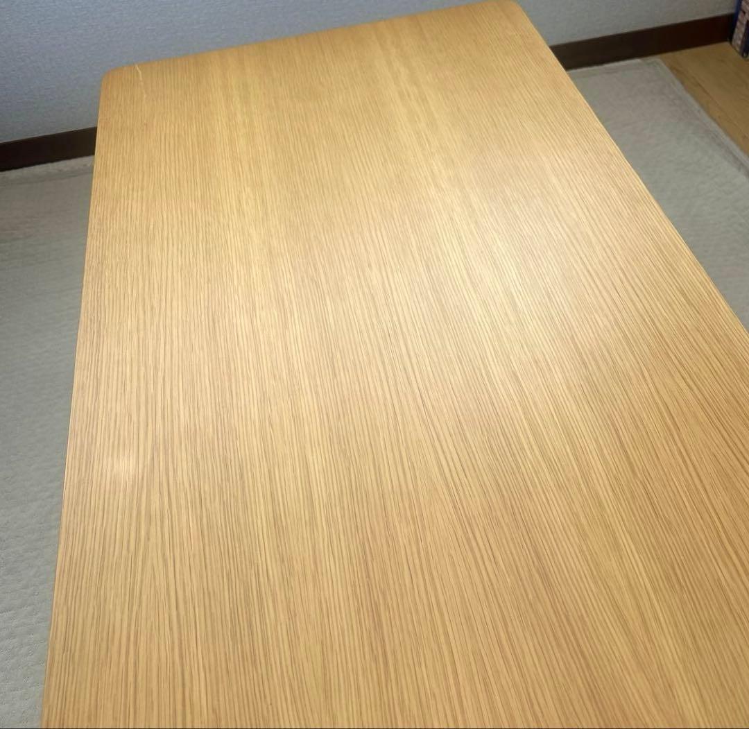 無印良品 木製ローテーブル オーク材 机 テーブル 天然木