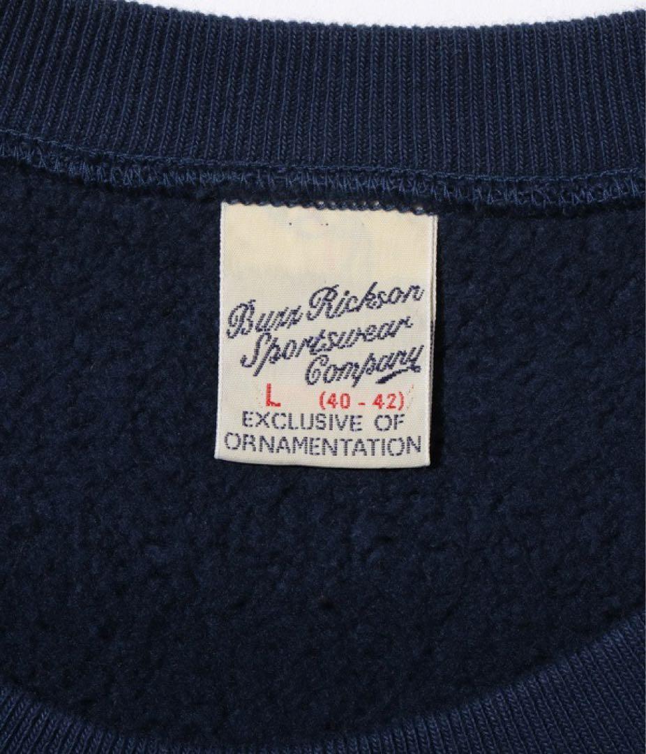 【新品・タグ付】バズリクソンズ スウェット NAVY 55 Lサイズ